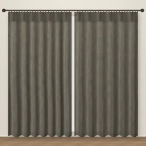 Smoked Taupe Natura Linen linen curtain DF 222-35