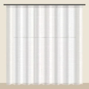 Snow White linen-look sheer curtain DF 702-02