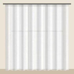 Snow White linen-look sheer curtain DF 702-26