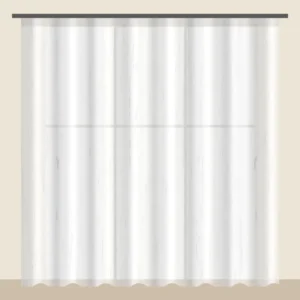 Snow White linen-look sheer curtain DF 888-14