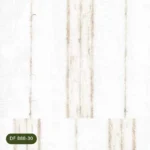Snow White striped linen-look sheer curtain DF 888-30 fabric swatch close-up