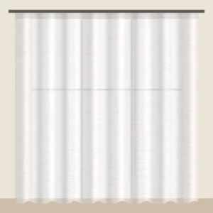 Snow White textured sheer curtain DF 702-14