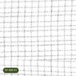 Snow White check textured sheer curtain DF 888-53 fabric swatch close-up