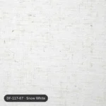 Snow White Timeless blackout curtain DF 117-07 fabric swatch