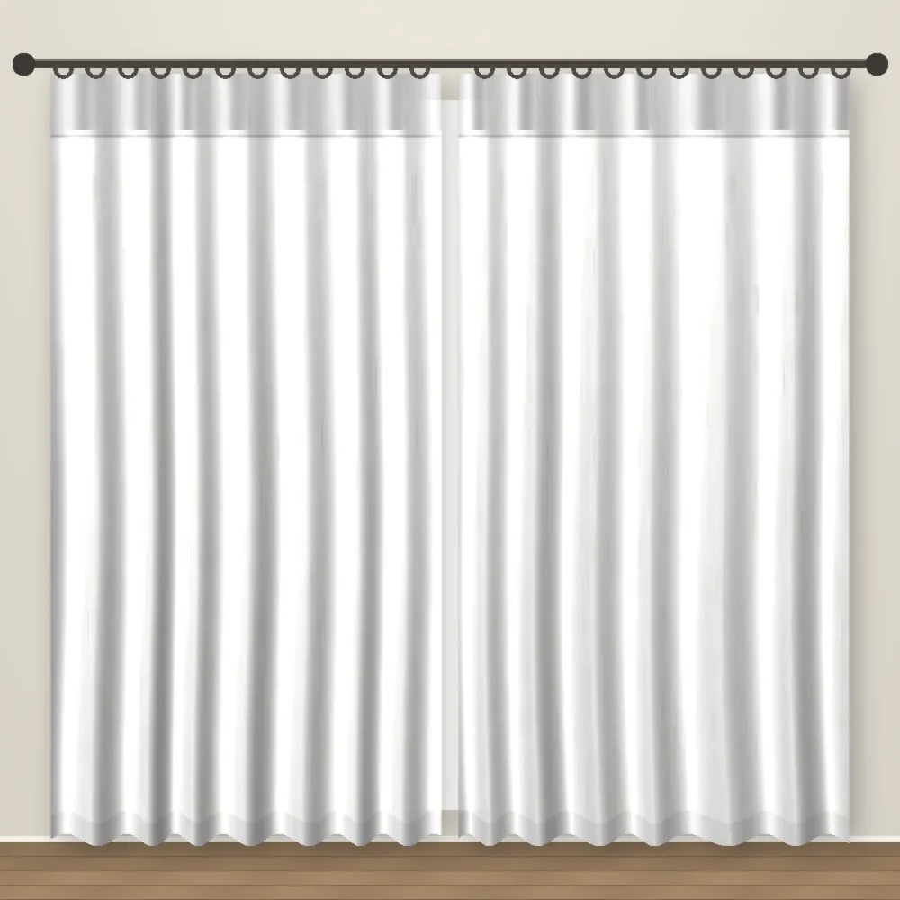 Snow White Timeless blackout curtain DF 117-07
