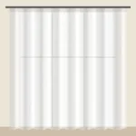 Snow White voile sheer curtain DF 260-11