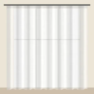 Snow White voile sheer curtain DF 260-33