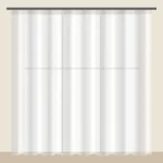 Snow White voile sheer curtain DF 260-38