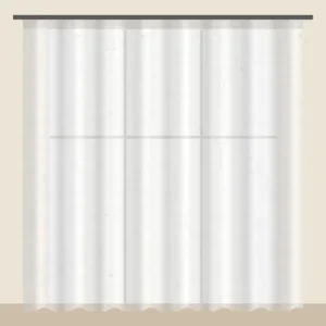 Snow White voile sheer curtain DF 702-49