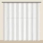 Snow White voile sheer curtain DF 888-05