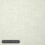 Soft Cream Deluxe blackout curtain DF 121-18 fabric swatch