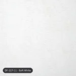Soft White Timeless blackout curtain DF 117-11 fabric swatch