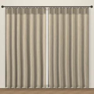 Taupe Plush blackout curtain DF 122-02