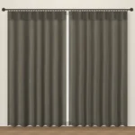 Truffle La Mode Linens linen curtain DF 351-39