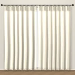 Vanilla La Mode Linen Curtain DF 351-06
