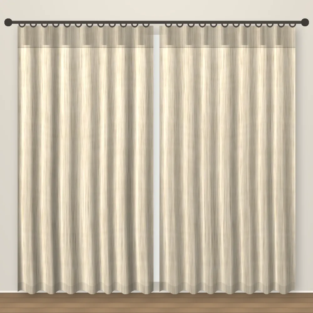 Wheat Plush blackout curtain DF 122-01