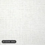 White Plush blackout curtain DF 122-06 fabric swatch